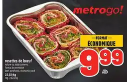 Metro ROSETTES DE BOEUF | BEEF PINWHEELS offer