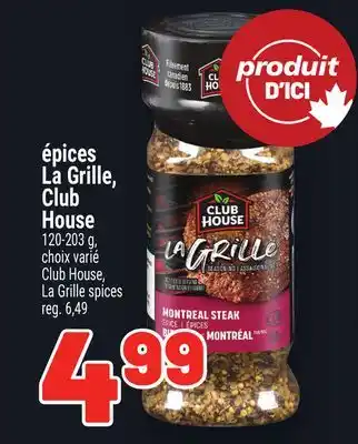 Metro ÉPICES LA GRILLE, CLUB HOUSE | CLUB HOUSE, LA GRILLE SPICES offer