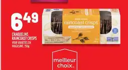 Metro CRAQUELINS RAINCOAST CRISPS offer