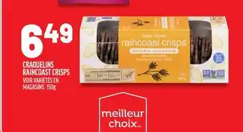 Metro CRAQUELINS RAINCOAST CRISPS offer
