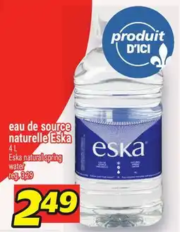 Metro EAU DE SOURCE NATURELLE ESKA | ESKA NATURAL SPRING WATER offer