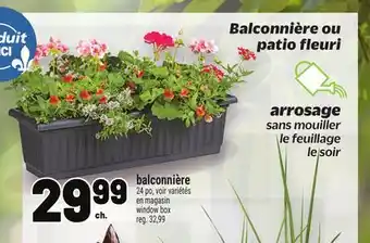 Metro BALCONNIÈRE | WINDOW BOX offer