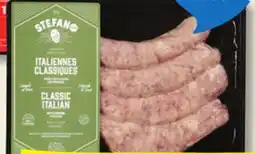 IGA STEFANO FAITA FRESH SAUSAGES offer