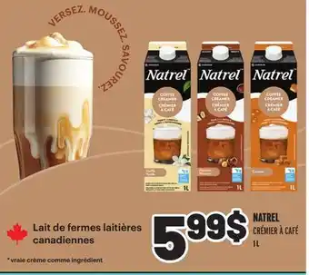 Metro NATREL CRÉMIER À CAFÉ offer