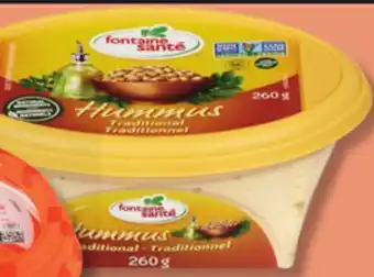 IGA FONTAINE SANTÉ HUMMUS offer