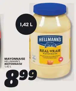 IGA HELLMANN'S MAYONNAISE offer