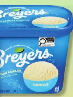 IGA BREYERS FROZEN DESSERT offer