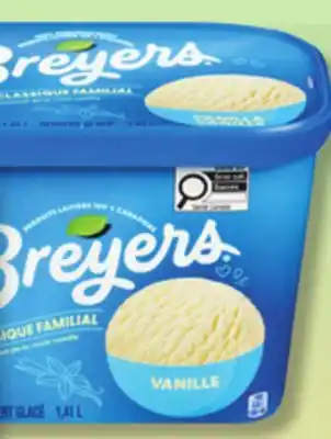 IGA BREYERS FROZEN DESSERT offer