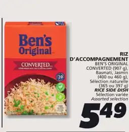 IGA BEN'S ORIGINAL CONVERTED RICE SIDE DISH offer