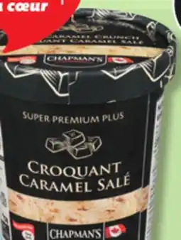IGA CHAPMAN'S SUPER PREMIUM PLUS ICE CREAM offer