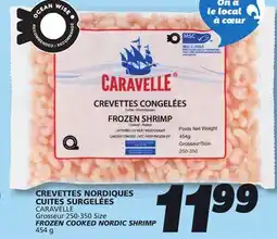 IGA CARAVELLE FROZEN COOKED NORDIC SHRIMP offer