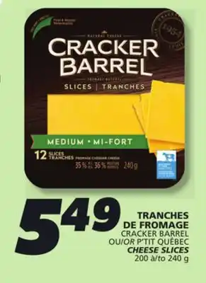 IGA CRACKER BARREL CHEESE SLICES offer