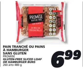 IGA PROMISE GLUTEN-FREE SLICED LOAF OR HAMBURGER BUNS offer