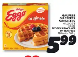 IGA KELLOGG'S EGGO FROZEN PANCAKES OR WAFFLES offer