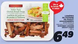 IGA MARCANGELO SEASONED CHICKEN BREAST STRIPS offer
