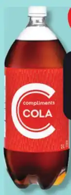 IGA COMPLIMENTS SOFT DRINK offer