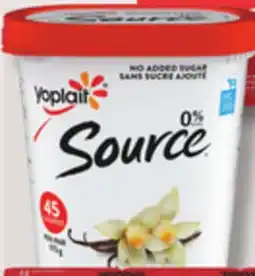 IGA YOPLAIT SOURCE YOGURT offer