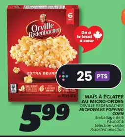 IGA ORVILLE REDENBACHER MICROWAVE POPPING CORN offer