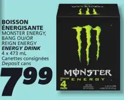 IGA MONSTER ENERGY, BANG OR REIGN ENERGY ENERGY DRINK offer