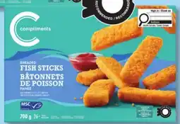 IGA COMPLIMENTS FROZEN BREADED FISH STICKS offer