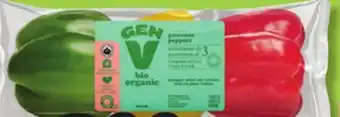 IGA ORGANIC TRIO PEPPERS offer