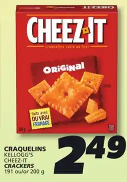 IGA KELLOGG'S CHEEZ-IT CRACKERS offer