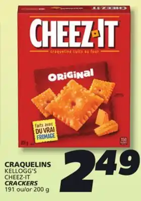IGA KELLOGG'S CHEEZ-IT CRACKERS offer