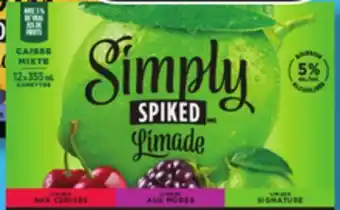 IGA SIMPLY SPIKED ALCOHOLIC MALT BEVERAGE offer
