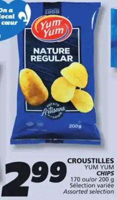 IGA YUM YUM CHIPS offer