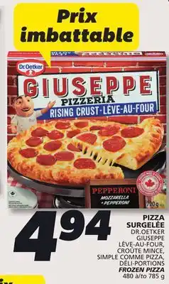 IGA DR.OETKER GIUSEPPE FROZEN PIZZA offer