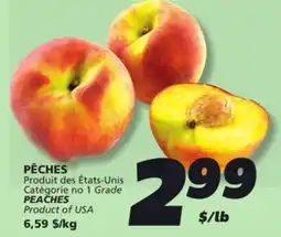 IGA PEACHES offer