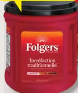 IGA FOLGERS COFFEE offer