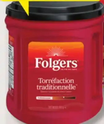 IGA FOLGERS COFFEE offer