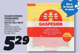 IGA GASPÉSIEN SLICED DELI MEAT offer