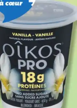 IGA OÎKOS PROBIOTIC OR GREEK YOGURT offer