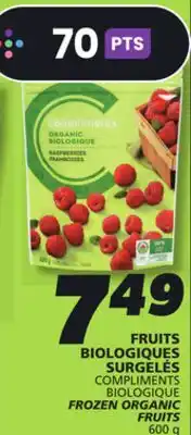 IGA COMPLIMENTS BIOLOGIQUE FROZEN ORGANIC FRUITS offer