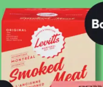 IGA LEVITTS SMOKED MEAT offer