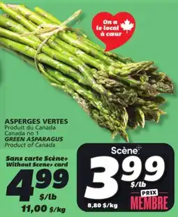 IGA GREEN ASPARAGUS offer