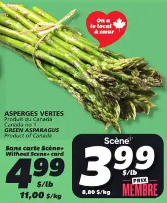 IGA GREEN ASPARAGUS offer