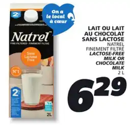 IGA NATREL LACTOSE-FREE MILK OR CHOCOLATE MILK offer