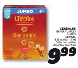 IGA GENERAL MILLS JUMBO CEREAL offer