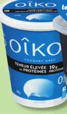 IGA OÎKOS GREEK YOGURT offer