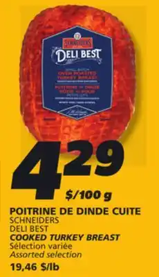 IGA SCHNEIDERS DELI BEST COOKED TURKEY BREAST offer