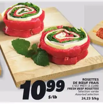 IGA C'EST PRÊT! À CUIRE FRESH BEEF ROSETTES offer