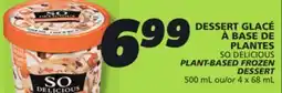 IGA SO DELICIOUS PLANT-BASED FROZEN DESSERT offer