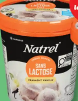 IGA NATREL SANS LACTOSE ICE CREAM offer