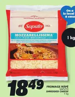 IGA SAPUTO SHREDDED CHEESE offer