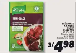 IGA KNORR SAUCE MIX offer