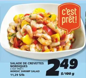 IGA SALADE DE CREVETTES NORDIQUES C'EST PRÊT! offer