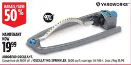 Canadian Tire OSCILLATING SPRINKLER offer